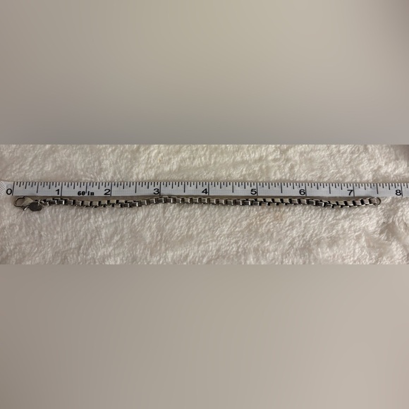 Tiffany & Co Sterling Silver Venetian Box Link Bracelet - Picture 10 of 10